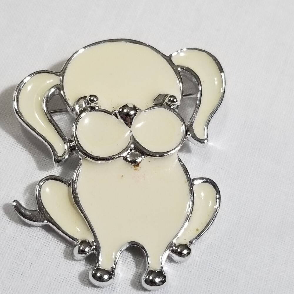 Vintage Sarah Coventry puppy pin